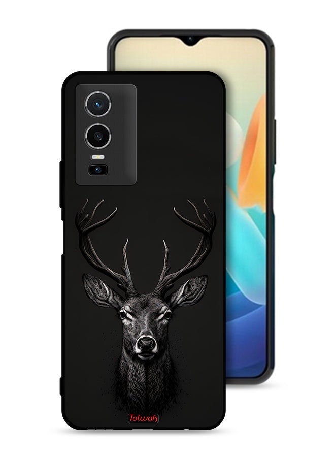 Tolwak Vivo Y76 5G Protective Case Cover Deer Digital Art - Image 1