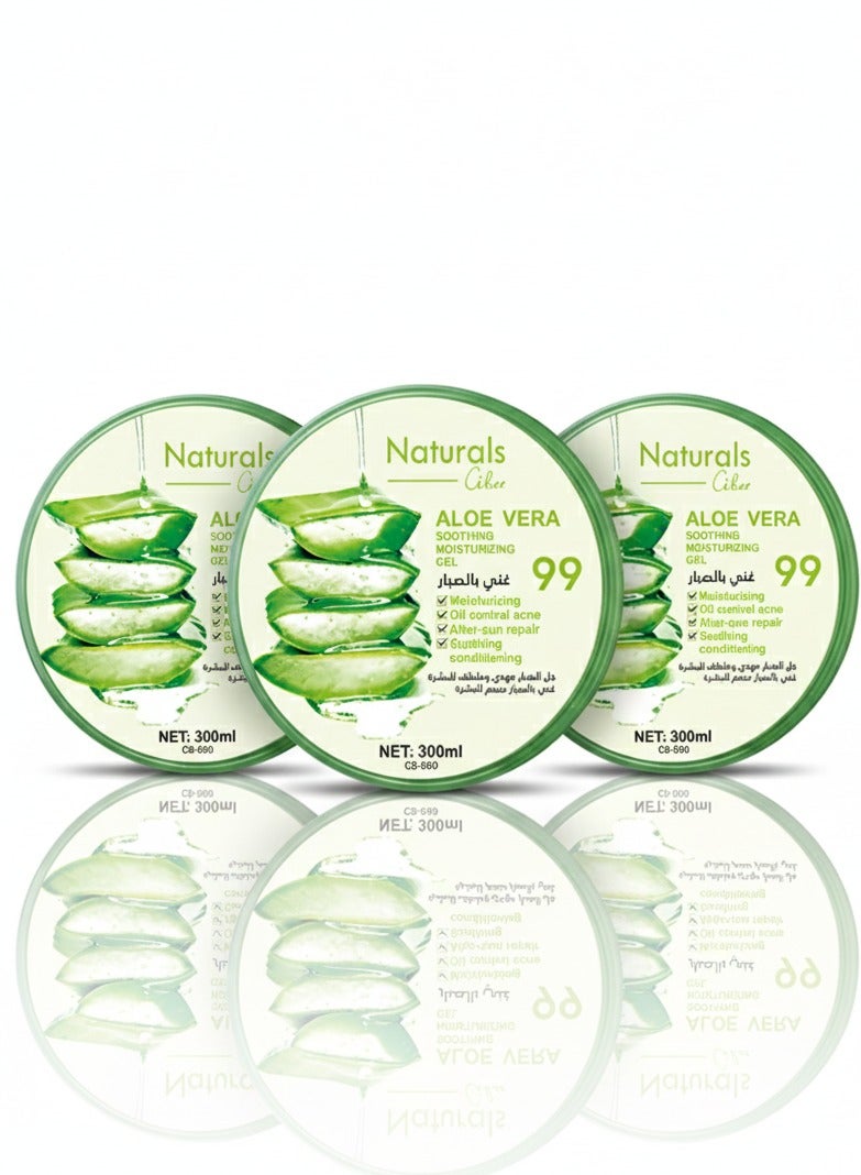 Naturals Aloe vera soothing moisturizing gel 300 mil (3 PISCE)) - Image 1