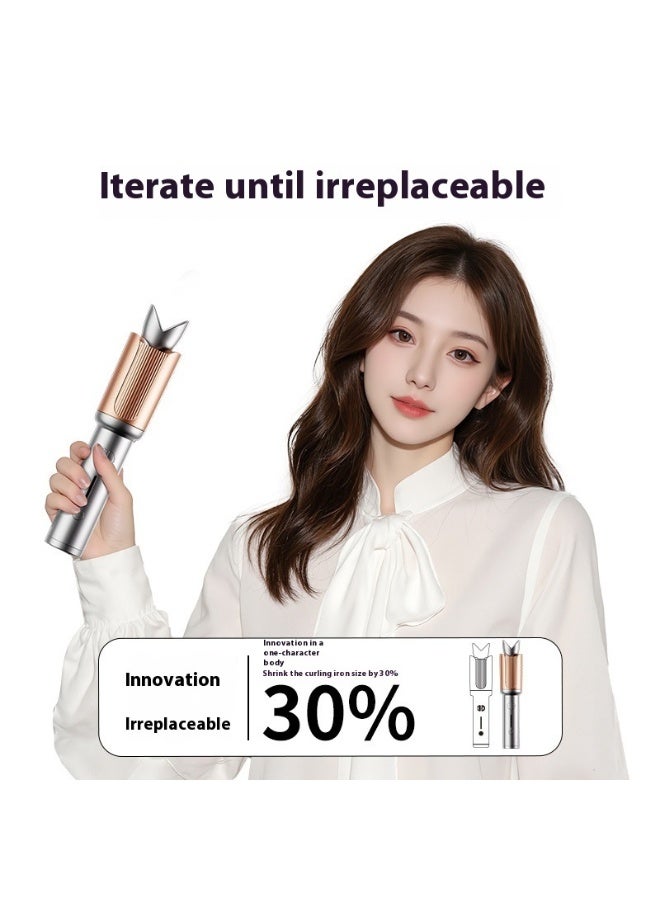Professional Cordless Automatic Hair Curler – Portable Type-C Rechargeable Hair Styler with Smart Temperature Display - Image 3