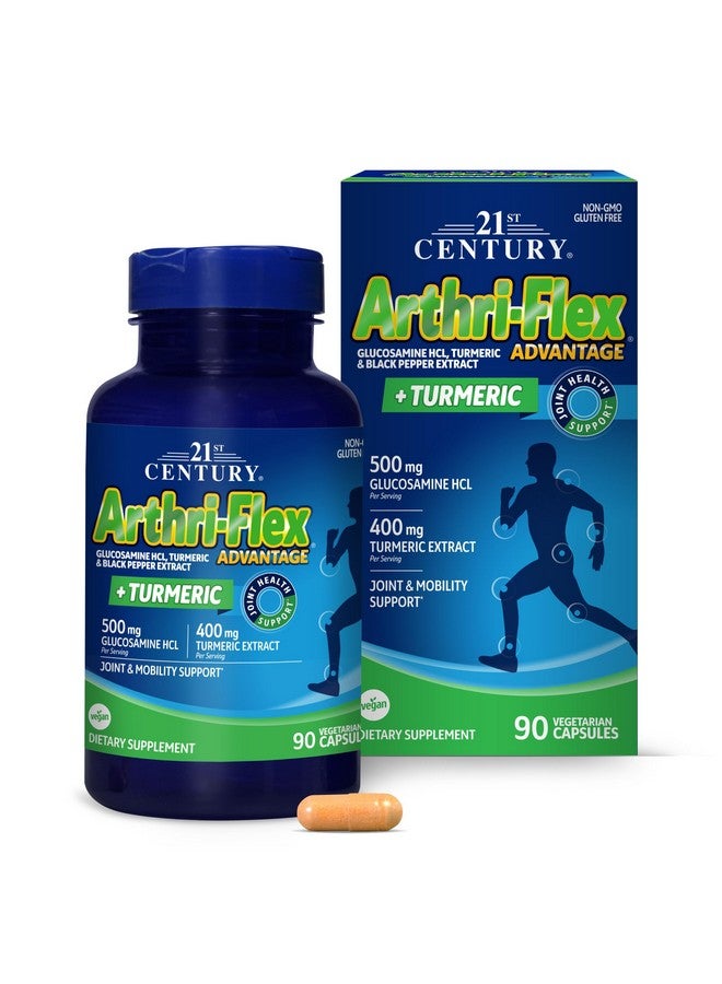 21st Century Arthri-Flex Advantage Plus Turmeric Vegetarian Capsules, 90 Count - Image 1