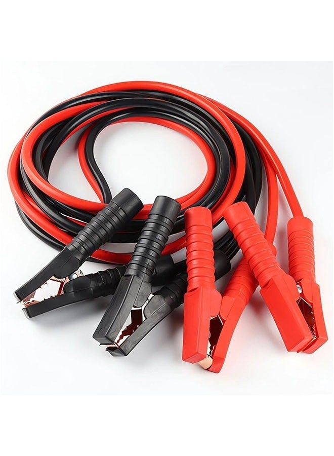 Bukela Jumper Cables for Car Battery, 4M 2000Amp Extra Long Heavy Duty Car Battery Jump Leads with Storage Bag Colour Coded Clamps for Petrol and Diesel Car Vans Truck - Image 1