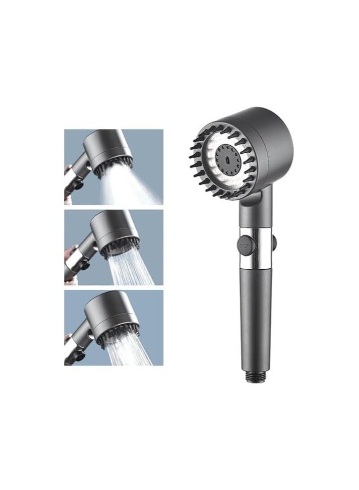 Handheld Shower Head For Bathroom High-Pressure Water Flow One-button Adjustment Hand Shower for Bathroom - Image 1