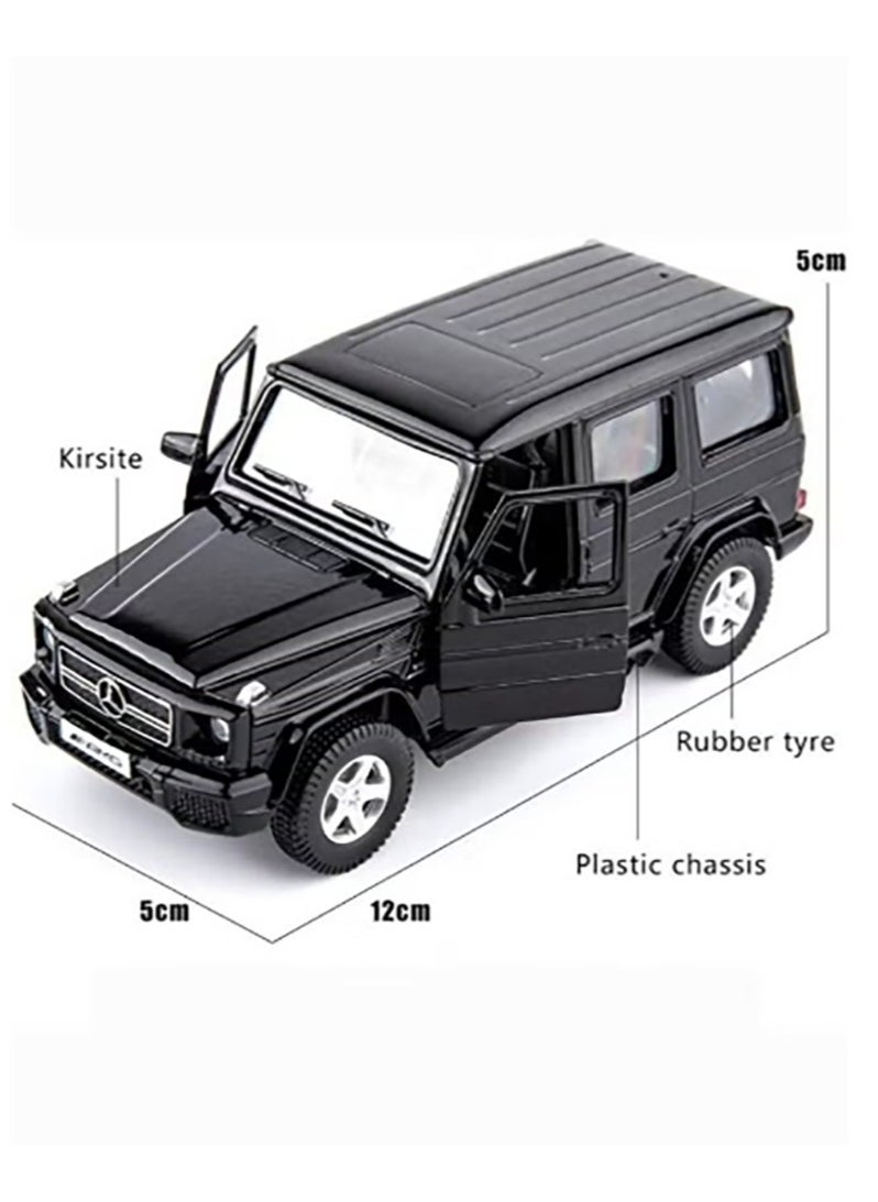 Bukela 1/36 Scale Benz G63 AMG Casting Car Model, Zinc Alloy Toy Car for Kids, Pull Back Vehicles Toy Car for Toddlers Kids Boys Girls Gift (Black)  - Image 2