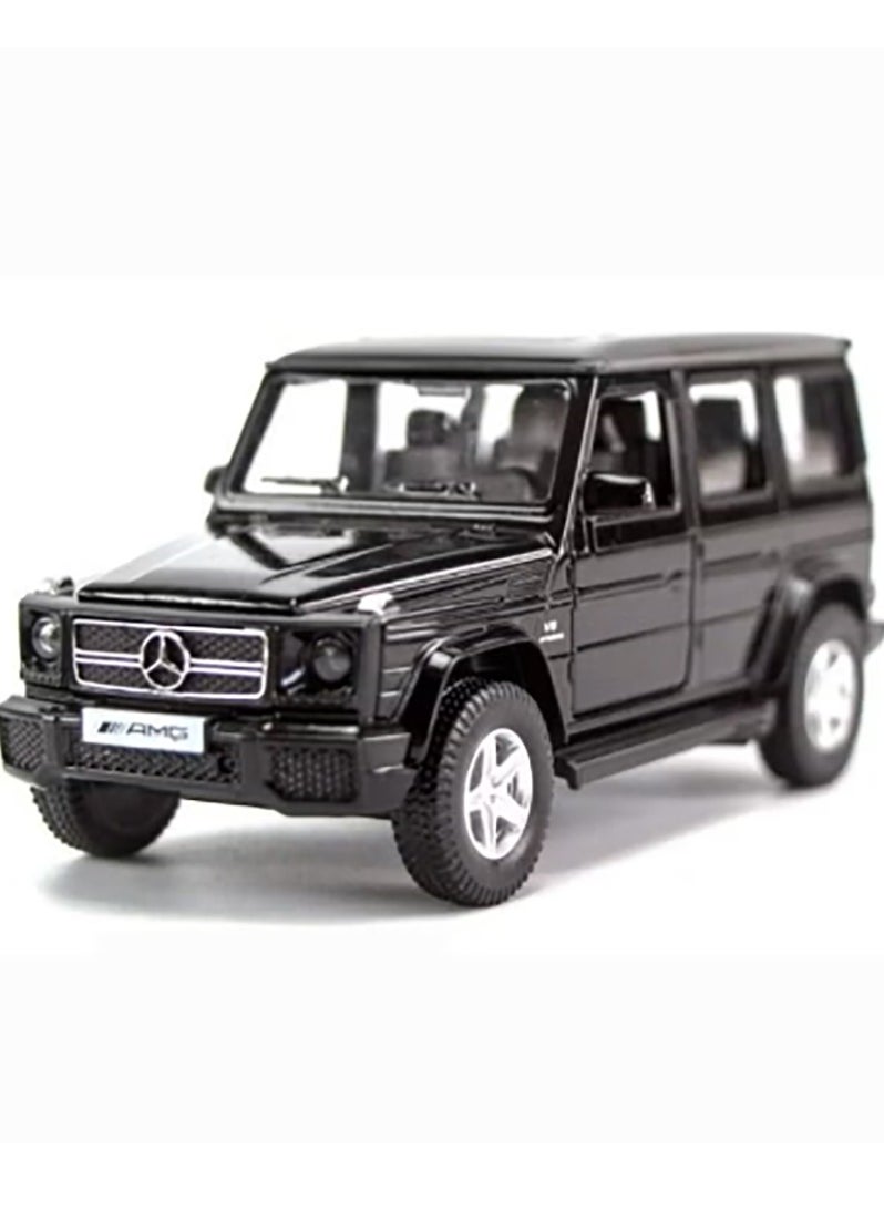 Bukela 1/36 Scale Benz G63 AMG Casting Car Model, Zinc Alloy Toy Car for Kids, Pull Back Vehicles Toy Car for Toddlers Kids Boys Girls Gift (Black)  - Image 1