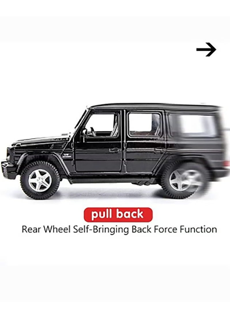 Bukela 1/36 Scale Benz G63 AMG Casting Car Model, Zinc Alloy Toy Car for Kids, Pull Back Vehicles Toy Car for Toddlers Kids Boys Girls Gift (Black)  - Image 3