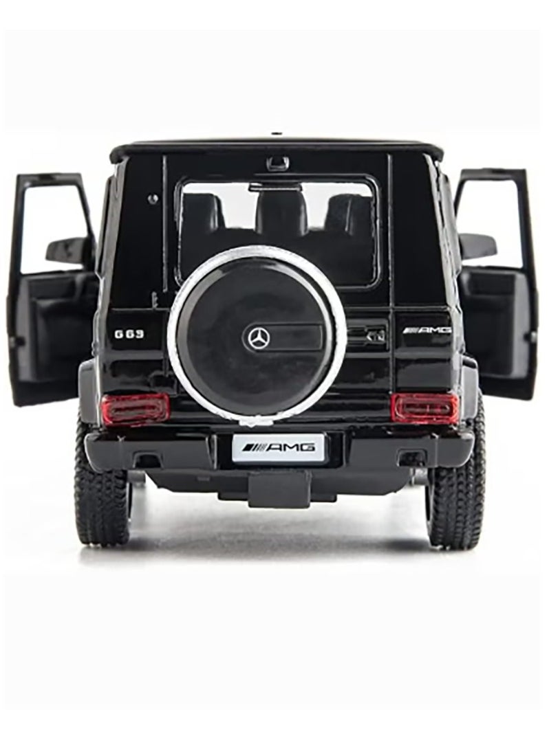 Bukela 1/36 Scale Benz G63 AMG Casting Car Model, Zinc Alloy Toy Car for Kids, Pull Back Vehicles Toy Car for Toddlers Kids Boys Girls Gift (Black)  - Image 5
