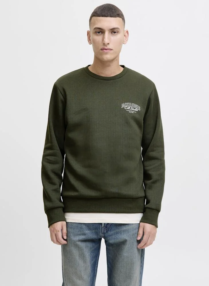 JACK & JONES Logo Pullover Sweatshirt