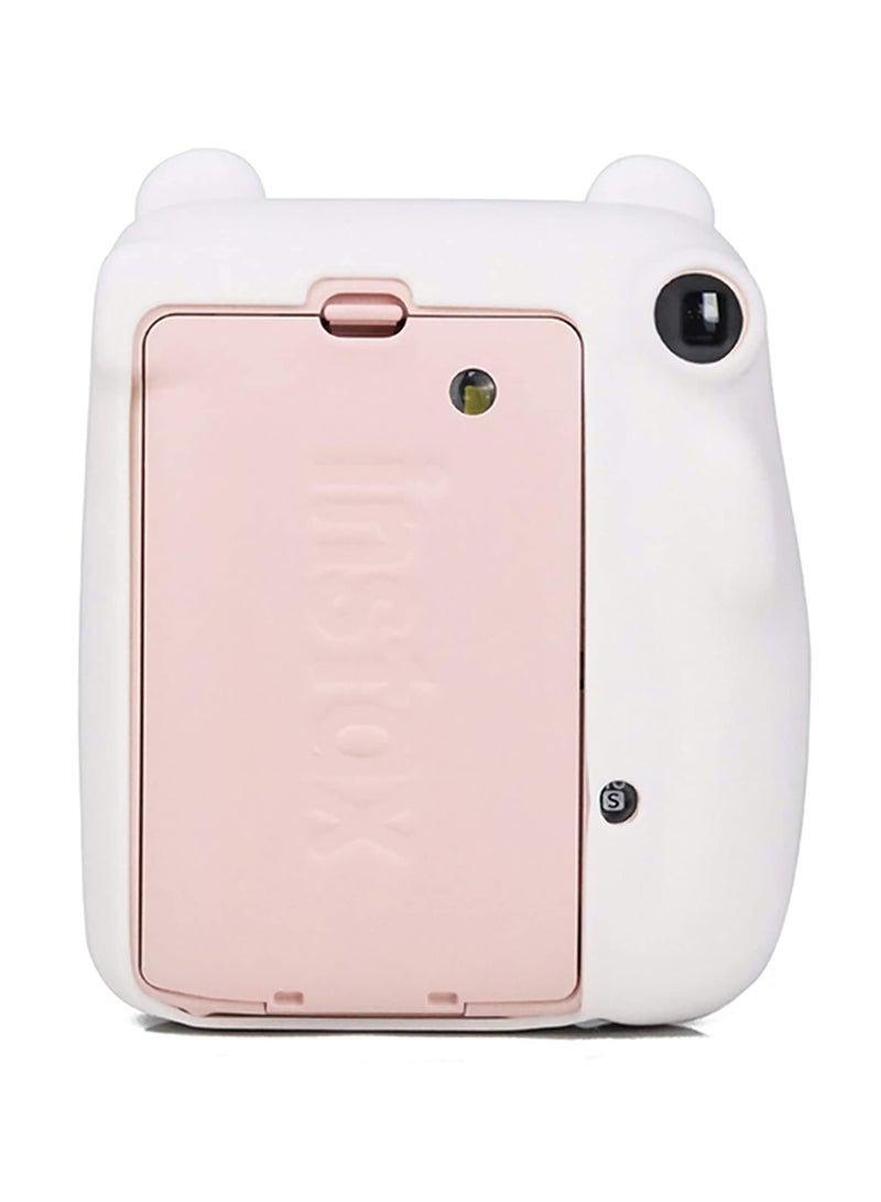 Cute Silicone Camera Case for Fujifilm Instax Mini 11 - Bear Design for Boys, Girls, Men, and Women - Perfect for Scenery Photos and Pictures. - Image 5