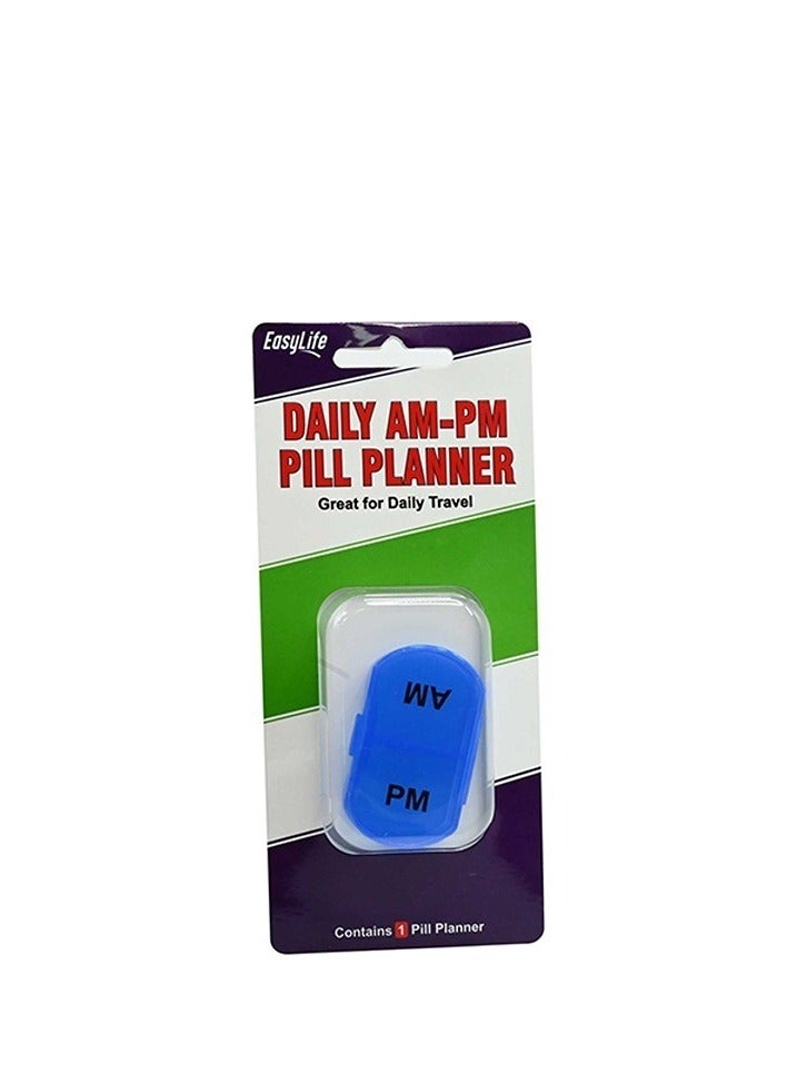 إيزي لايف مخطط منظم لحقيبة حبوب الدواء PM وAM