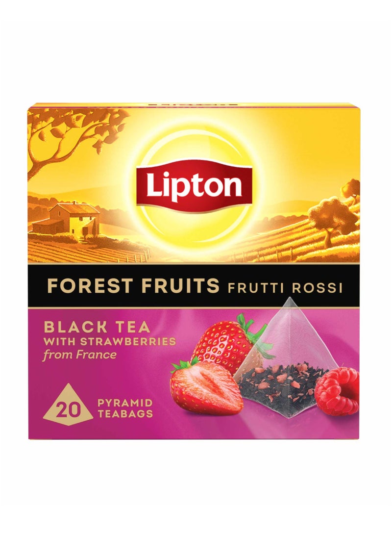 Lipton شاي أسود بفواكه الغابة - Image 1