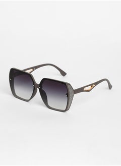 Haute Sauce The Glint Block Oversized Sunglasses  - Image 5