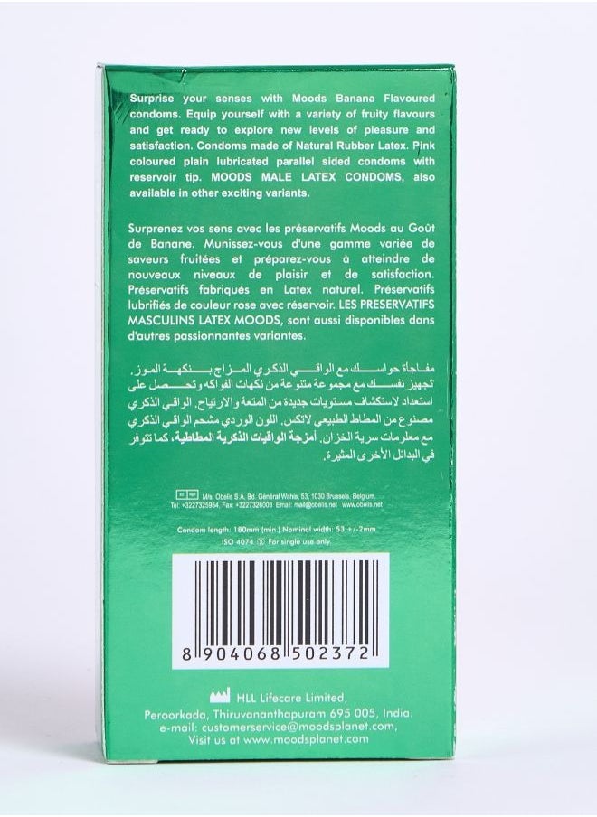 Moods - Banana Condoms 12 Pieces - Image 1