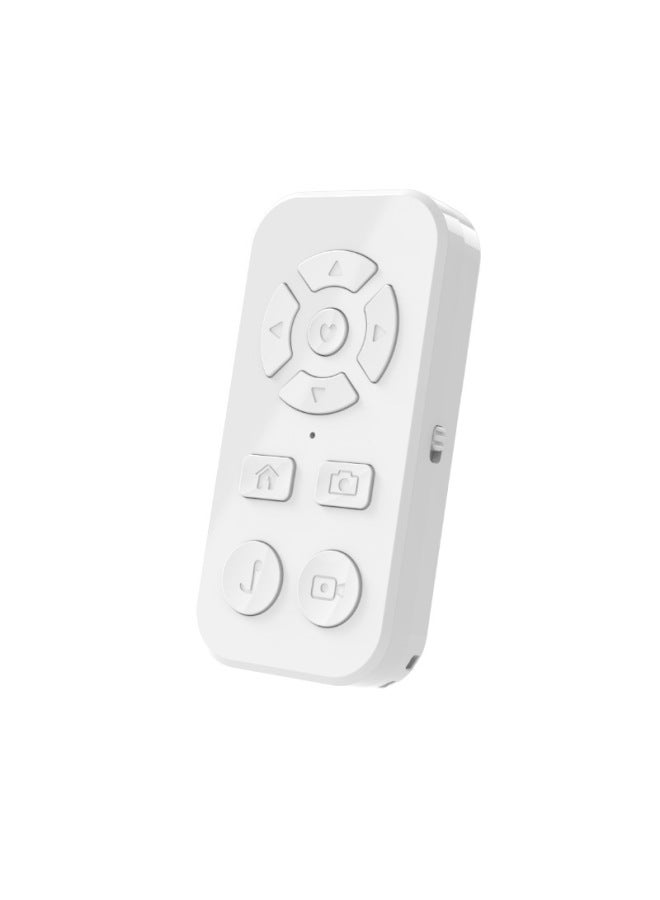Focus Nine-key Mobile Phone Automatic Praise Short Video Brush Video Photography Professional Photography Page Turning Bluetooth Remote Control-Color:Nine-button Focusing Version: White (pearl Bag + Data Cable + Manual) - Image 1