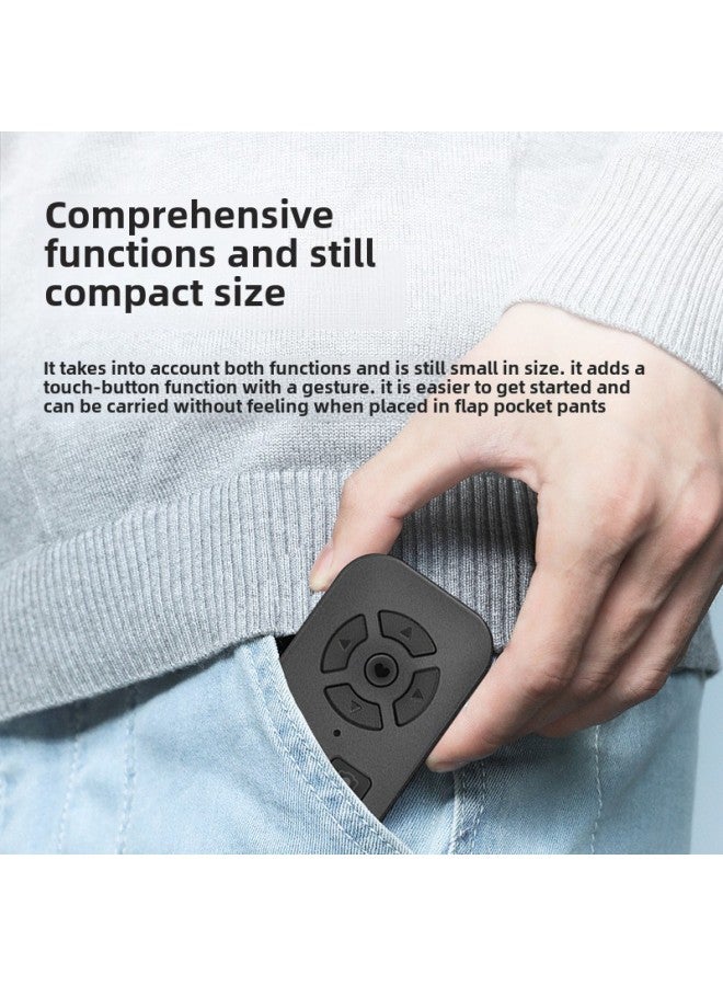 Focus Nine-key Mobile Phone Automatic Praise Short Video Brush Video Photography Professional Photography Page Turning Bluetooth Remote Control-Color:Nine-button Focusing Version: White (pearl Bag + Data Cable + Manual) - Image 3