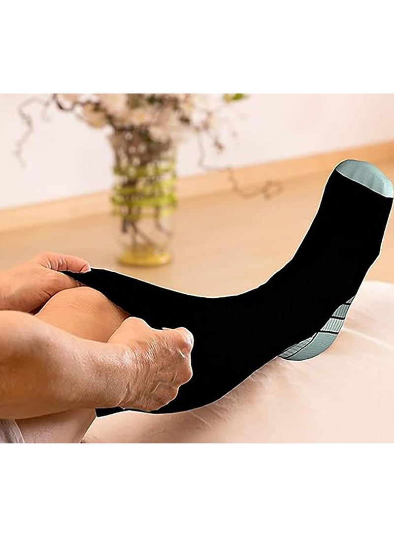 CMGTYYD Compression Socks Men & Women Best Graduated athletic Fit Running, Nurses, Shin Splints, Flight Travel ,1Pair（L/XL） - Image 3