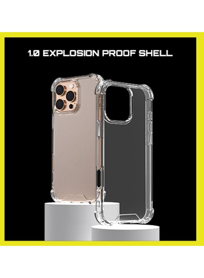 ATB 6-in-1 Full Protection Kit for iPhone 17 Pro Easy & precise installation with high-clear transparent glass screen protector A complete and easy-to-install protection solution. Includes: ultra-clear tempered glass screen protector, transparent plastic case, camera lens protectors, anti-dust mesh stickers for speaker openings, magnetic ring frame, and back protector - Image 3