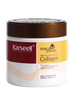 Karseell Collagen Hair Mask Maca Power Deep Repair Conditioning Argan Oil Collagen Hair Mask Essence for Dry Damaged Hair All Hair Types 16.90 oz 500ml - pzsku/Z18AC274F8CFF76B4D713Z/45/1741134422/7453afd1-f437-4b84-a6f7-29dfdab78b0a