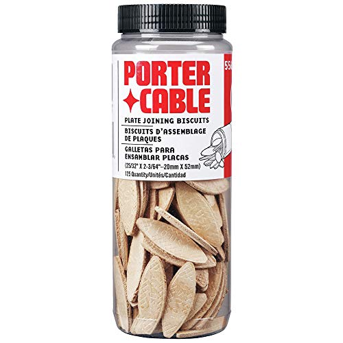 PORTER CABLE PORTER-CABLE Joiner Biscuits, No. 10 Plate, 125-Piece (5561) , Brown - Image 3