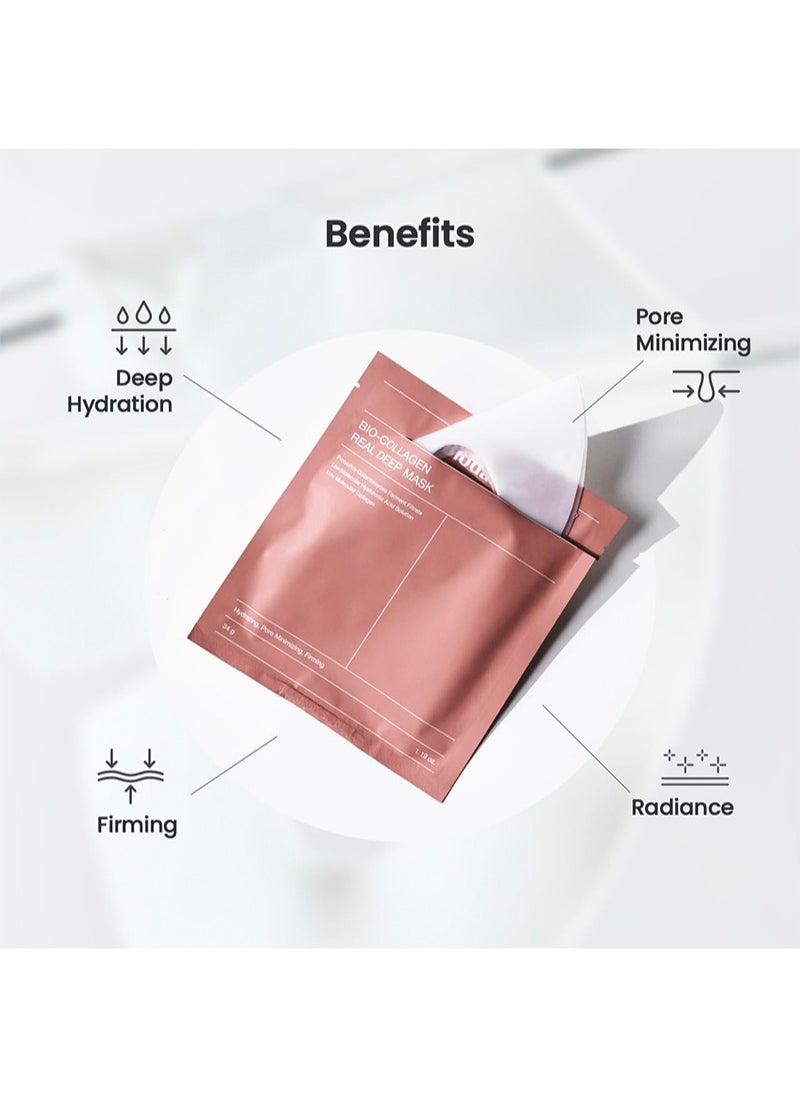 BIODANCE - BIODANCE Collagen Duo: Bio-Collagen Real Deep Mask and Collagen Ampoule,Low Particle Hydrogel and Bio-Collagen Night Mask for Deep Moisturizing,Tightening and Clearing Pores | Sensitive,Mix,Dry - Image 1