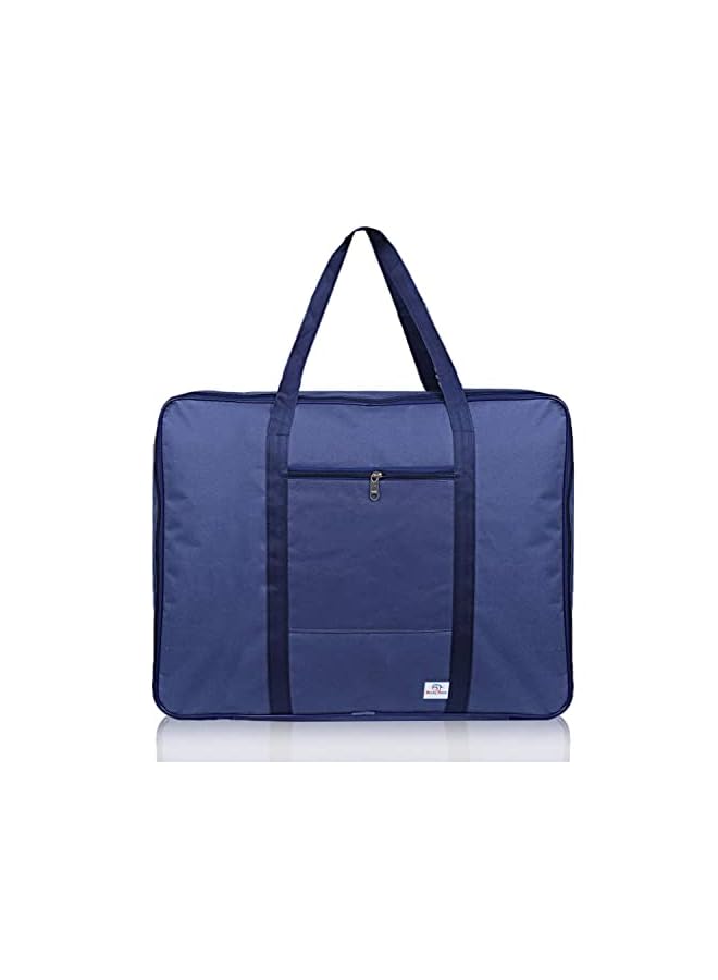 Kuber Industries Home Moisture Proof Wardrobe Organizer Storage Bag For Clothes With Zipper Closure And Handle Royal Bluehs43Hearth26649 - Image 2