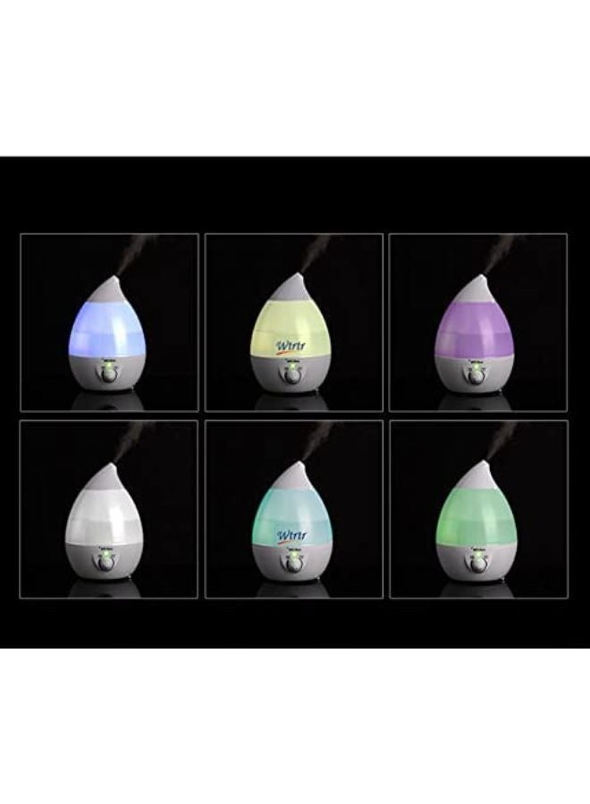 وترتر مرطب هواء Wtrtr Cool Mist لغرفة النوم، مرطب هواء بالموجات فوق الصوتية سعة 3 لتر للأطفال، وحدة ترطيب ممتازة، تشغيل هادئ للغاية وإيقاف تلقائي (وردي) - Image 4