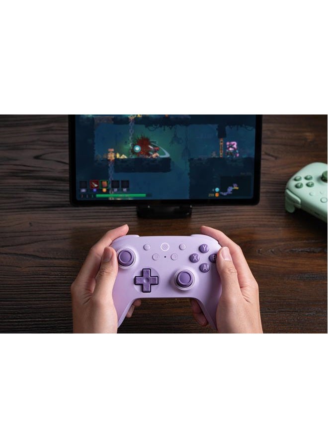 8Bitdo Ultimate 2C Wireless Controller for Windows PC and Android, with 1000Hz Polling Rate, Hall Effect Joysticks and Hall Triggers, and Remappable L4/R4 Bumpers (Purple) - Image 4