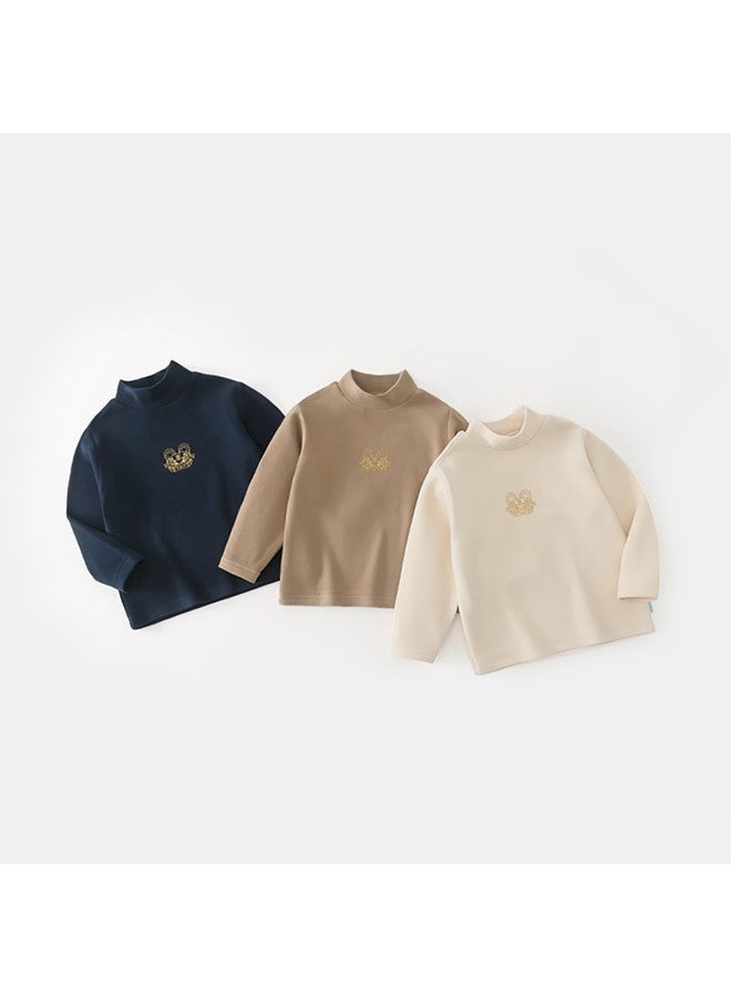 Baby T-shirt Boys' Base Layer Long Sleeve T-shirt Autumn/winter Warm Underwear Girls - Image 5