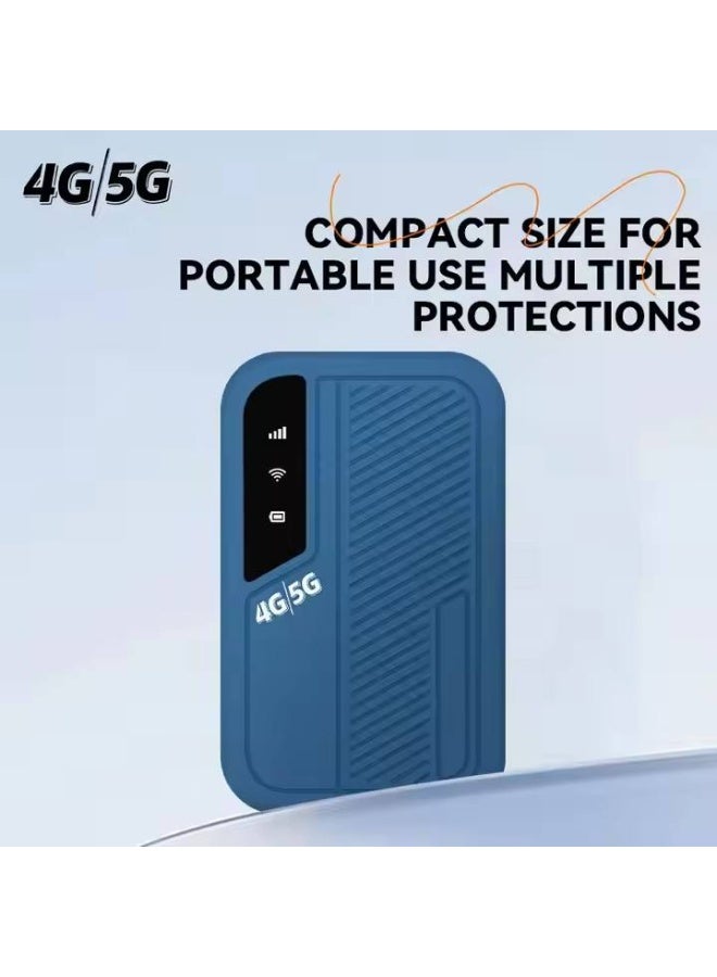 نقطة اتصال واي فاي محمولة فائقة الصغر بتقنية 4G LTE، تصميم خفيف الوزن، متوافقة مع جميع الشبكات، تعمل بمجرد التوصيل، جهاز توجيه محمول. - Image 2