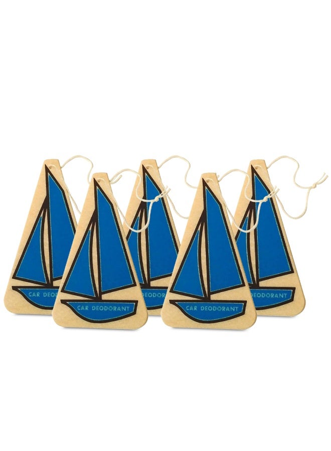 BAGUS Combo - 5pcs BAGUS Hanging Car Air Freshener Paper Deodorant with String Long Lasting Odor Eliminator Eco Friendly Non Toxic Air Freshener for Car, Home, Office, Bedroom - Image 1