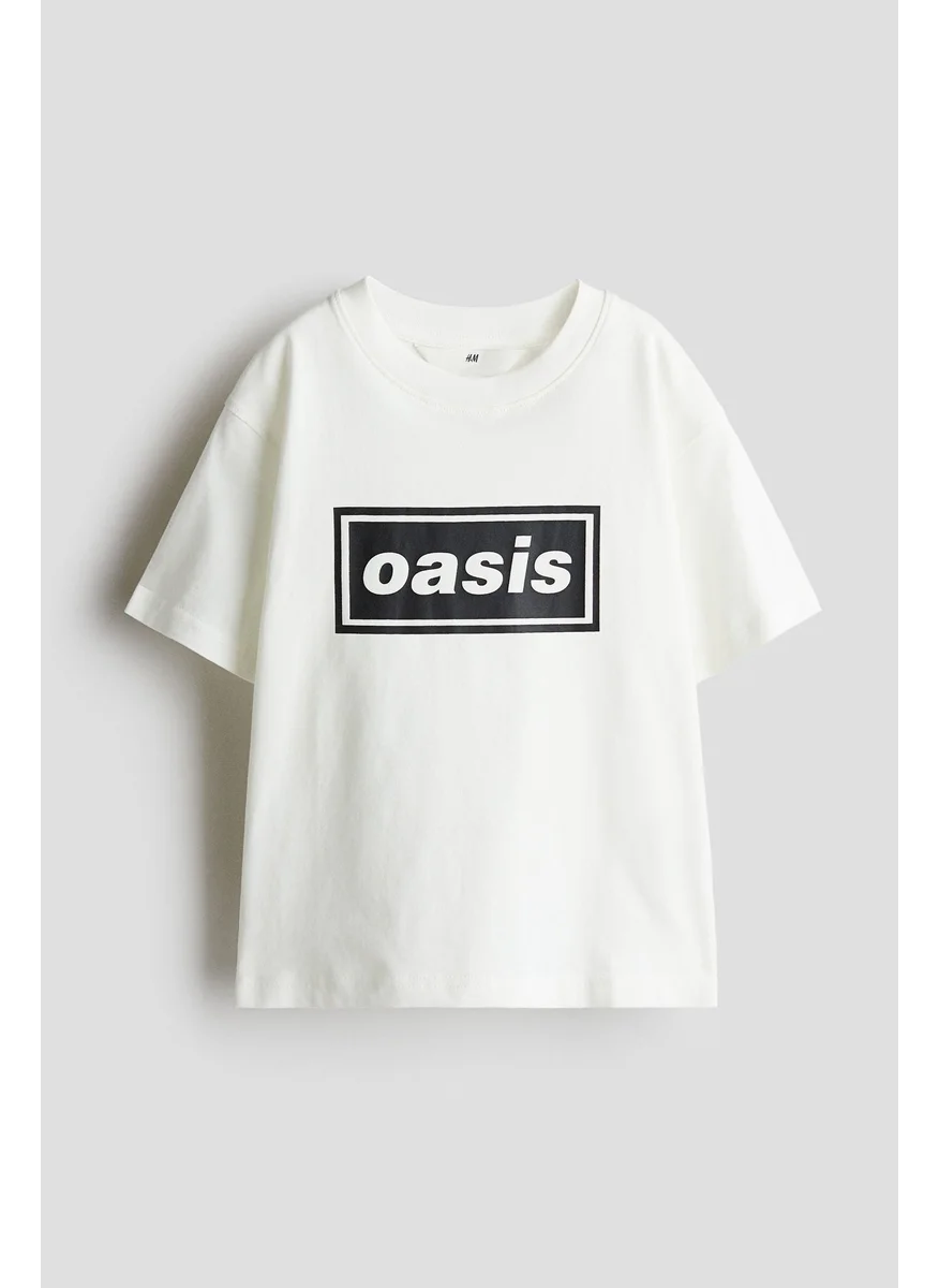H&M Printed Oversized T-Shirt
