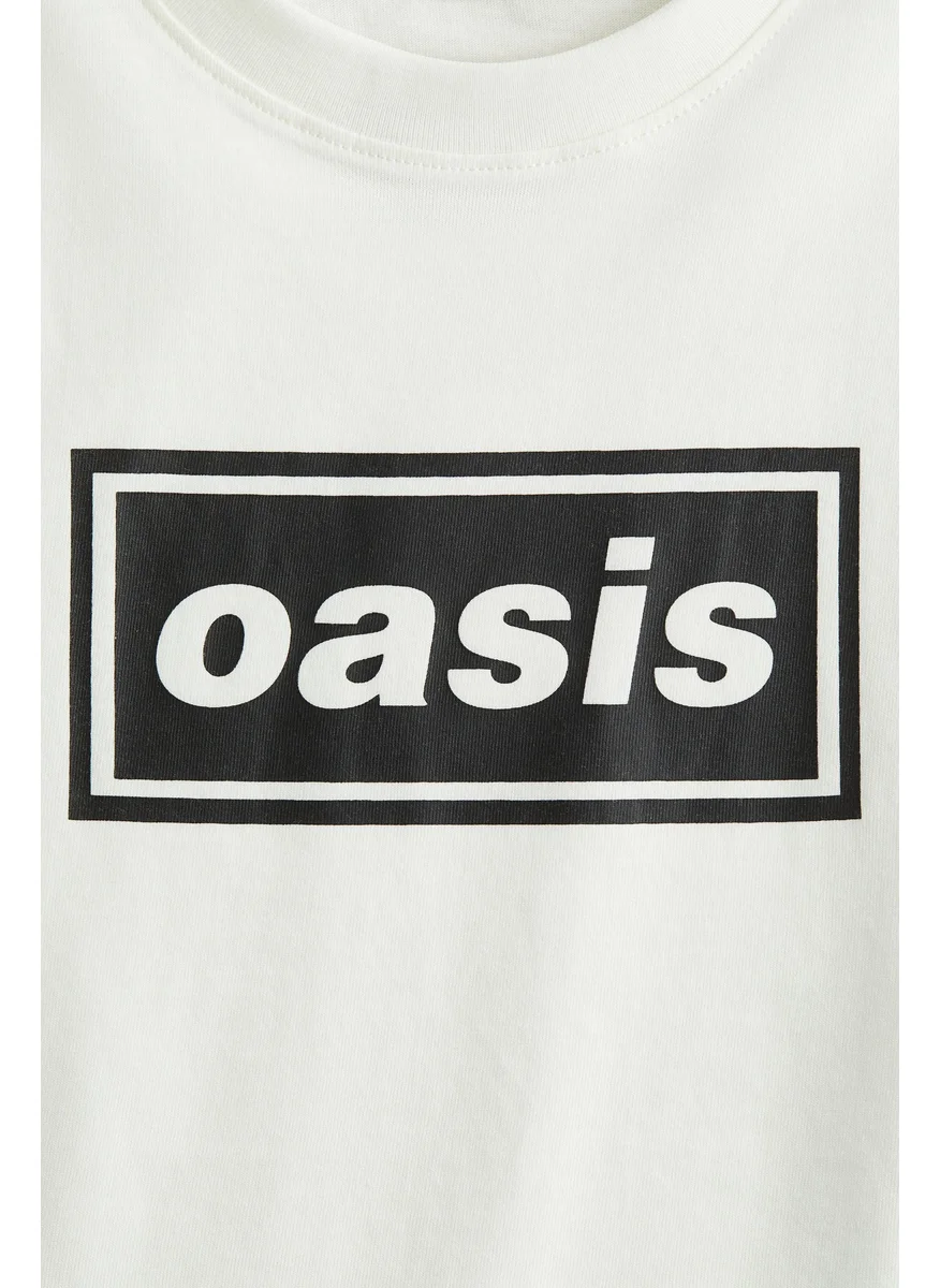 H&M Printed Oversized T-Shirt