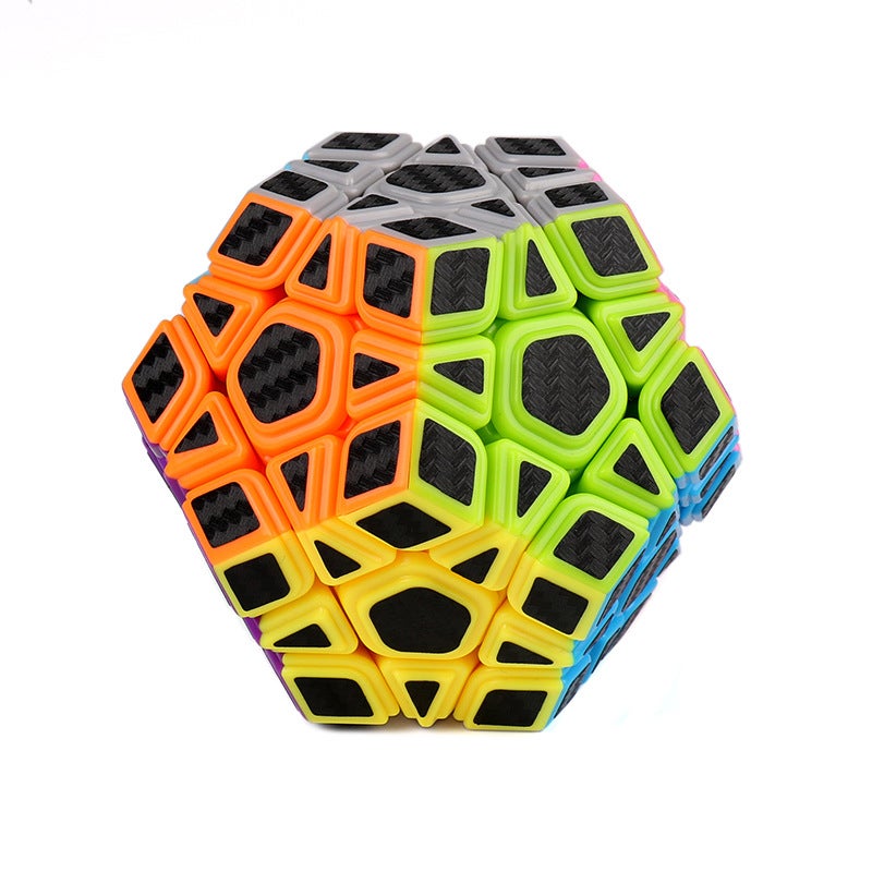 Magic Dragon Third-Order Rubik'S Cube Carbon Fiber Fourth-Order Rubik'S Cube Special-Shaped Selling Children'S Educational Toys - Image 1