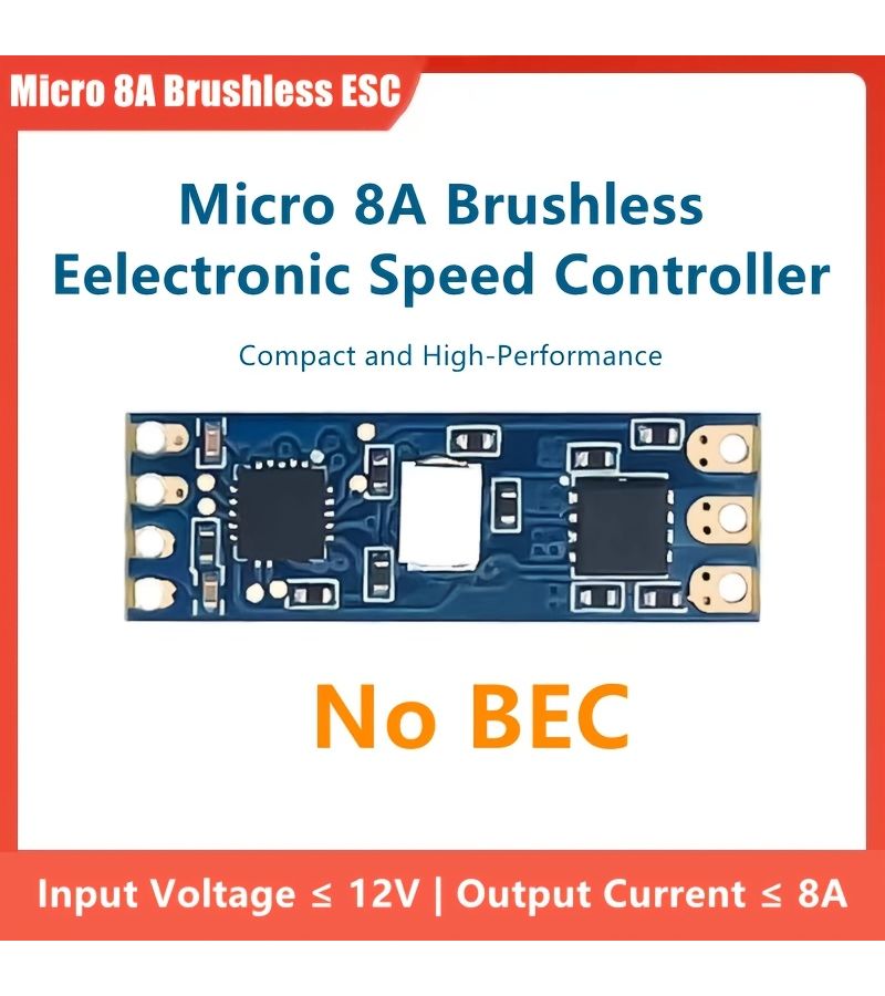 5 قطع 8A متحكم سرعة محرك عديم الفرشاة DC 5V 16V لوحة PWM ESC - Image 1