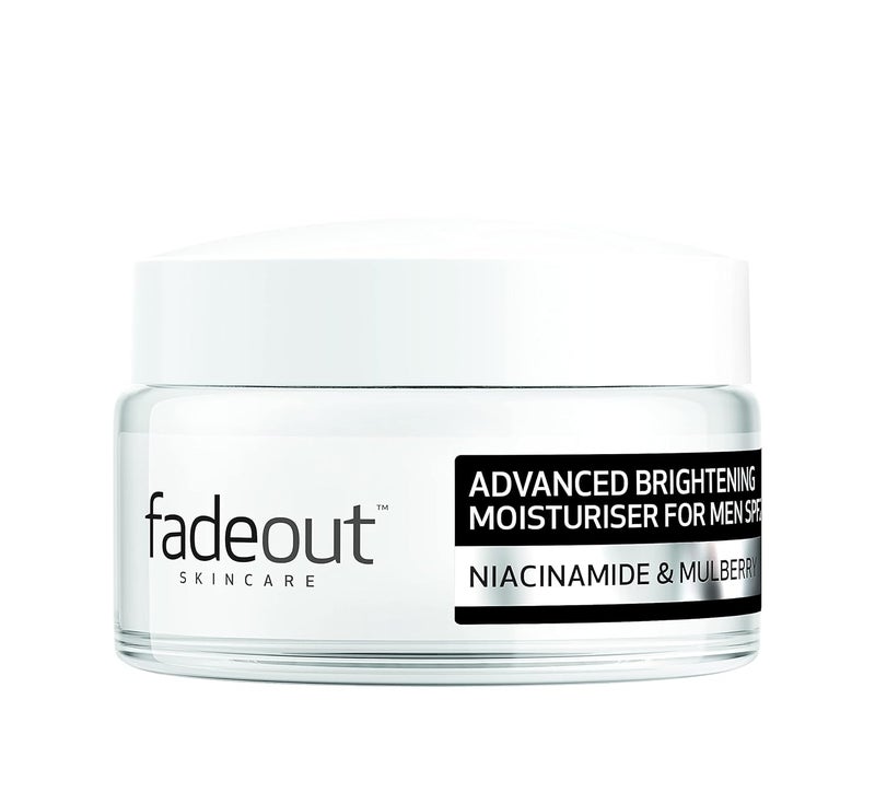 Fade Out Advanced Brightening Moisturiser Cream For Men Exfoliating Daily Moisturiser With Spf20 With Niacinamide  Mulberry 2 X 50Ml - Image 3