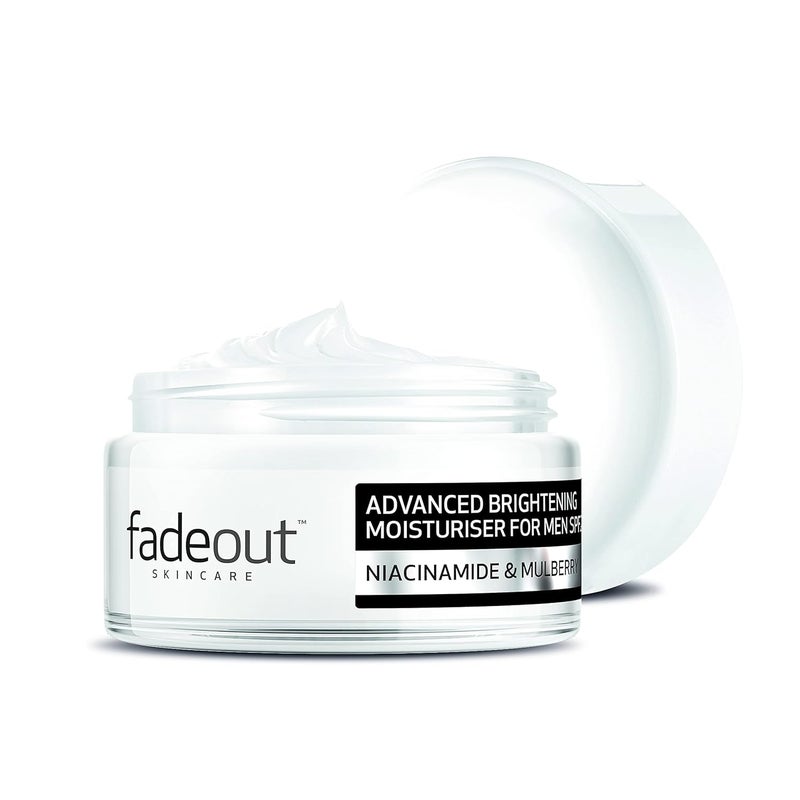 Fade Out Advanced Brightening Moisturiser Cream For Men Exfoliating Daily Moisturiser With Spf20 With Niacinamide  Mulberry 2 X 50Ml - Image 4