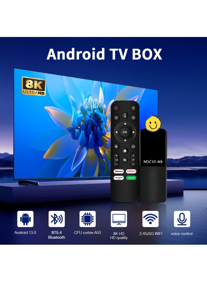 MX10 K9 HD 8K TV Set Top Box Dual-band Bluetooth 5G Wireless WiFi Network Box ATV-Color:MX10 K9 - Image 3