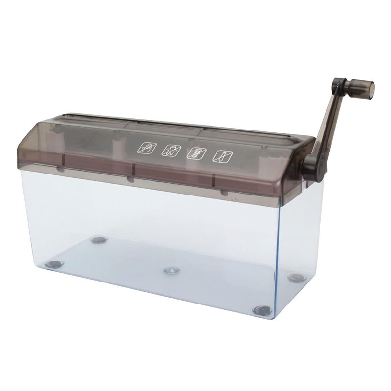 Blue Manual Hand Shredder Portable Paper Cutter Small Cutting Machine - Image 4