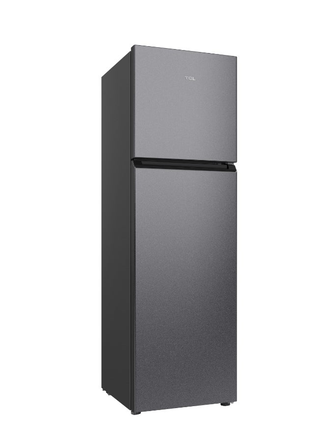 TCL Refrigerator Top Freezer 2Door, 10.1FT, 286L, Inverter, 101 L 220 W P380TMS Silver - Image 1