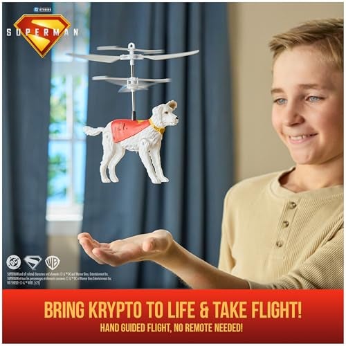 DC Comics Superman Up in The Sky Flying Krypto RC Toys and Remote Control Toys for Kids 75Inch Hovering Superdog for Ages 4 and Up - Image 5
