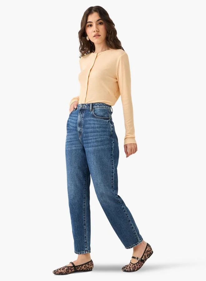 لي كوبر تيشيرت لي كوبر بأزرار وأكمام كاملة