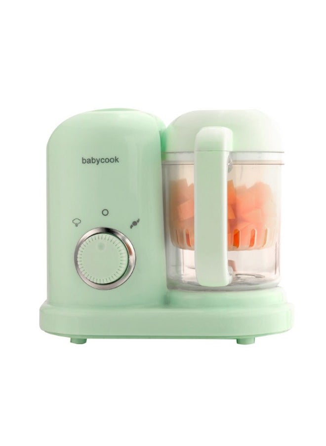 Beauenty 2-in-1 Baby Food Maker,Baby Food Blender Electric Steamer Food Supplement Cooking Mixing Mini Food Grinder Cooking，Green  - Image 1