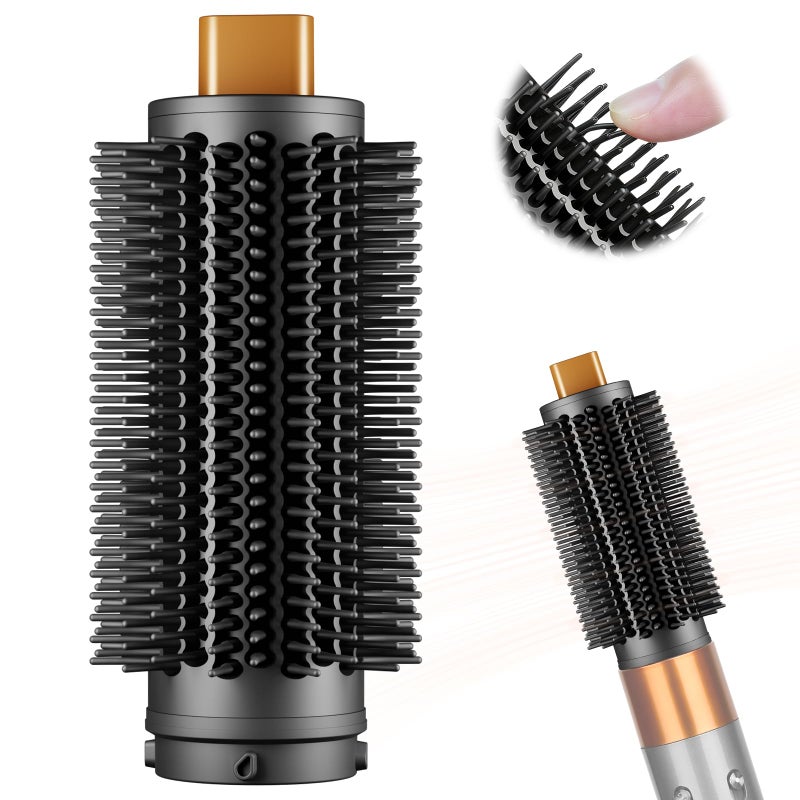 ZEPHBLOW Upgraded Round Volumizing Brush for Dyson Airwrap, Round Brush Attachment Compatible with Airwrap HS01/05/08, Flexible Bristles for Root Lift Volume Frizz Control Styling Volumizing - Image 1