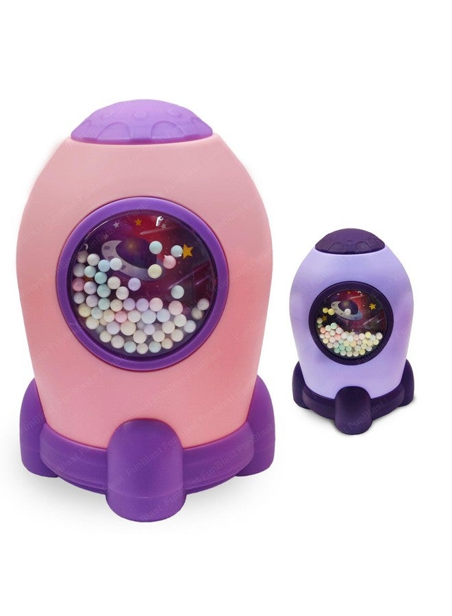 فنبلاست حصالة نقود من فن بلاست سبيس مع قفل برمز رقمي - حصالة نقود لتوفير المال، حصالة نقود بلاستيكية للأطفال، هدايا أعياد الميلاد للأولاد والبنات، حصالة نقود، صندوق نقود للأطفال (قطعة واحدة؛ لون عشوائي) - Image 1