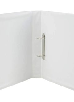 PARTNER Two Ring Presentation Ring Binder White 50mm Spine  - Image 2