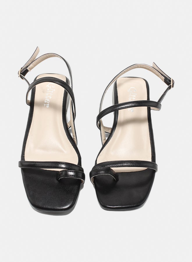 Glitter Glitter Women Sandals - Black  - Image 3