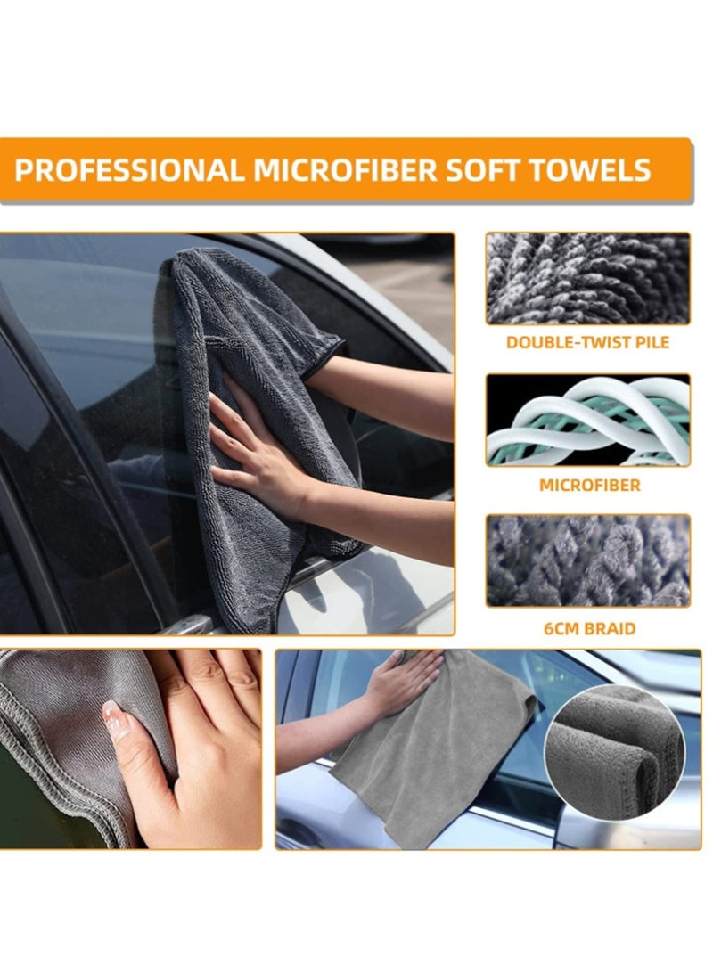 Generic Car wash tool brush Car wash brush 9-piece set Car tire brush Wheel hub brush Dense car wash glove brush set  - Image 2