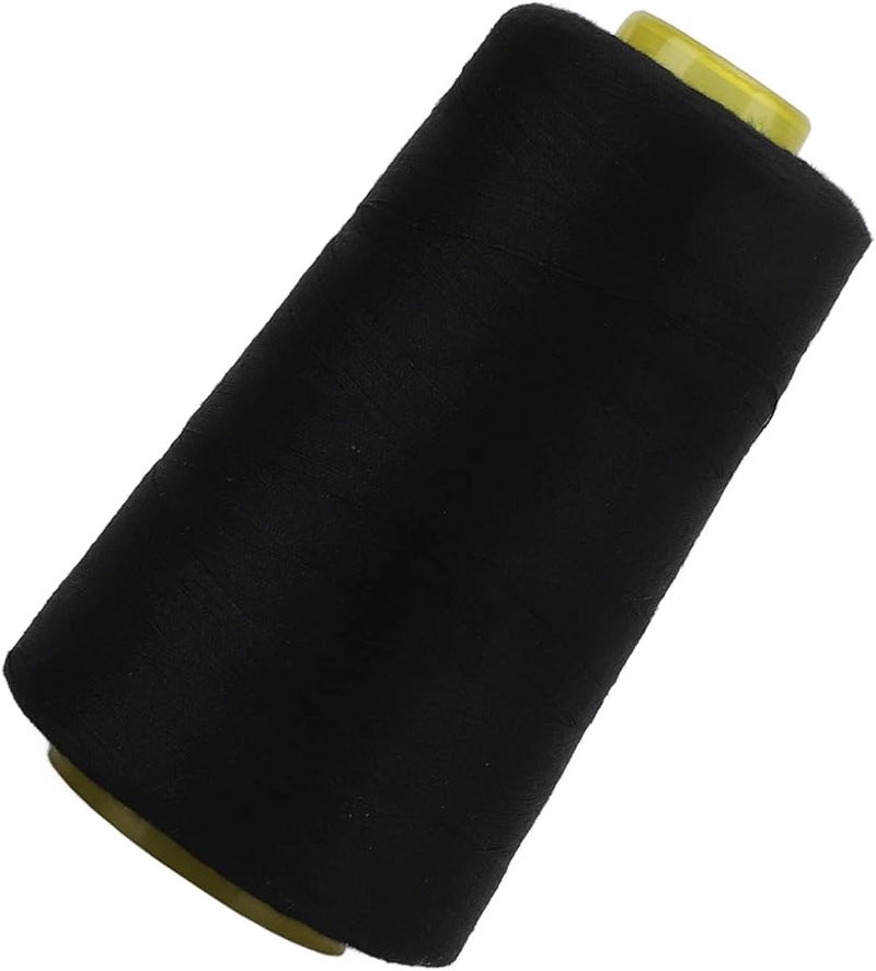 خيط خياطة سيرجر بوليستر أسود 2 قطعة 402 - Image 4