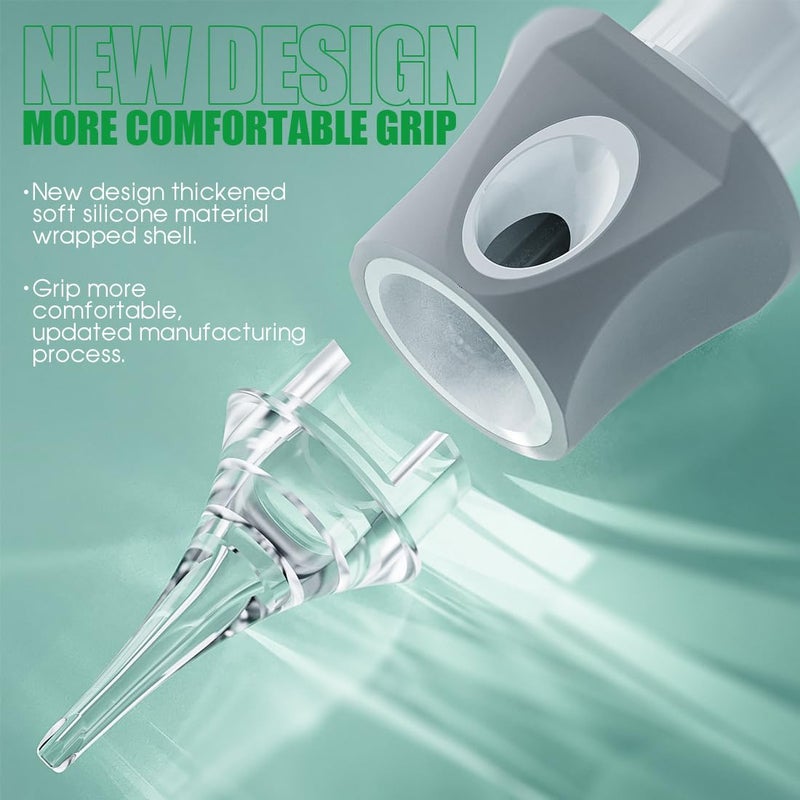 Dragonhawk Tattoo Needles Cartridges 1003RL 50 Count Glide Extra Smooth Designed for a Close Smooth Hit Round Liner - Image 4