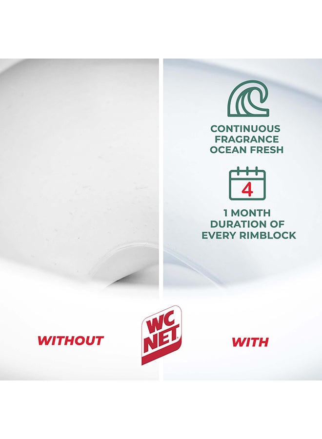 Wc Net كتل المرحاض انتنس أوشن فريش 4 قطع - Image 3