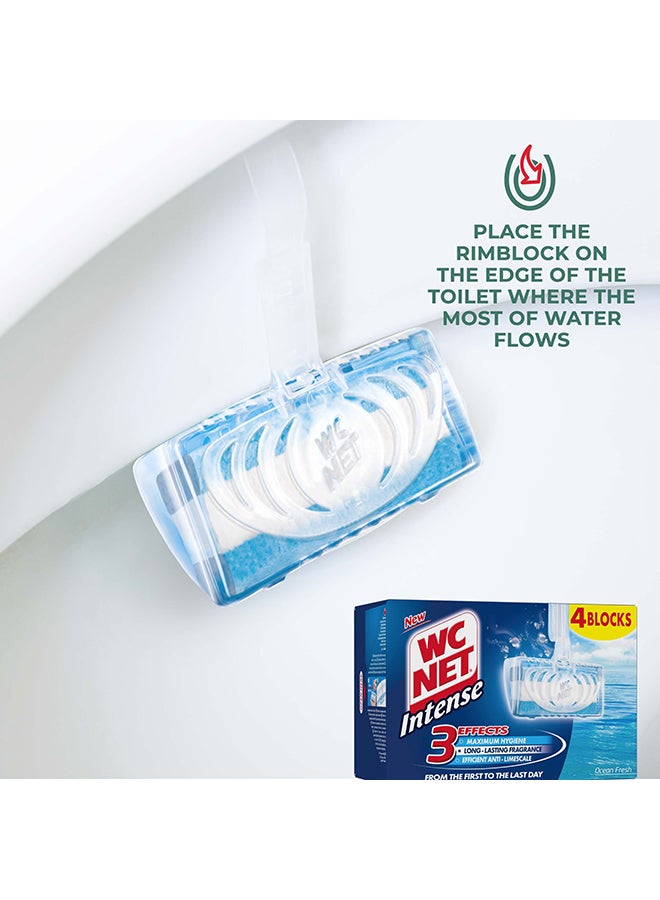 Wc Net كتل المرحاض انتنس أوشن فريش 4 قطع - Image 4